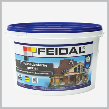Силиконмодифицированная фасадная краска Feidal HIT Fassadenfarbe spezial 5л