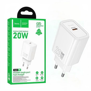 Зарядний пристрій МЗП HOCO, білий N60 PD20W