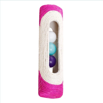 Когтеточка Taotaopets 071111 Pink игрушка для кота с 3 шариками