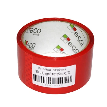 Скотч червоний 48мм х 35м *Eco-Eagle