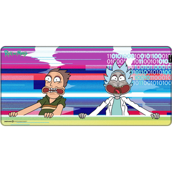 Килимок для миші RICK AND MORTY Glitched (Рік і Морті) XL, 900x420 мм (FWBMPRIMOR24003XL)