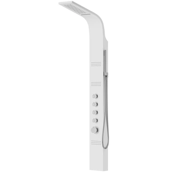 Душевая панель Corsan Kaskada white A014MWH
