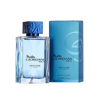 Oriflame Mister Giordani Aqua, Містер Джордані Аква туалетна вода, чоловіча 75 мл