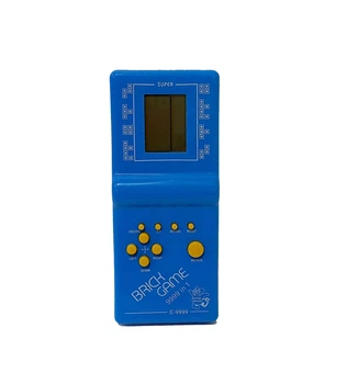 Тетрис E 9999 Brick Game музыка, на батарейках (6903162038017) Синий