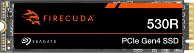 SSD диск Seagate FireCuda 530R 4TB M.2 PCIe 4.0 x4 NVMe 1.4 TLC 3D (ZP4000GM3A063)