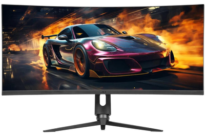 Монітор 34" QUBE Overlord C34UQ180HC Curved UWQHD VA 180Hz (C34UQ180HC)