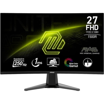 Монітор 27" MSI MAG 27C6X Curved FHD VA 250Hz (MAG 27C6X)