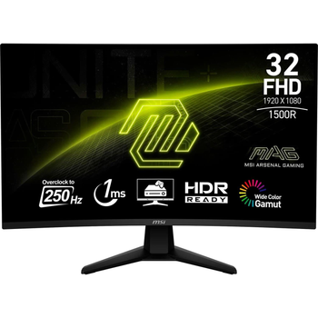 Монітор 31.5" MSI MAG 32C6X Curved FHD VA 250Hz (MAG 32C6X)