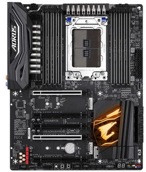 Материнська плата Gigabyte X399 Aorus Pro (X399 Aorus Pro) (Socket TR4, AMD X399, ATX) Б/в