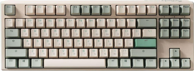 Клавіатура Ducky One 3 TKL Cherry MX Silent Red Matcha Cream UA (DKON2187-SUAPXМAEGGC1)