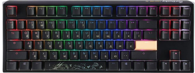 Клавіатура Ducky One 3 TKL Cherry MX Blue RGB Black UA (DKON2187ST-CUAPXCLAWSC1)