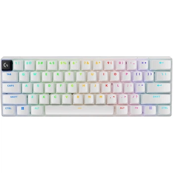 Клавиатура Logitech G PRO X 60 TKL GX Optical Tactile Wireless White (920-011930)