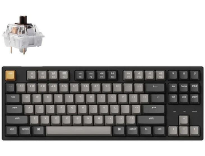 Клавіатура Keychron C1 Pro 87 Key RGB K Pro Brown Switch RGB Black (C1PL3_KEYCHRON)