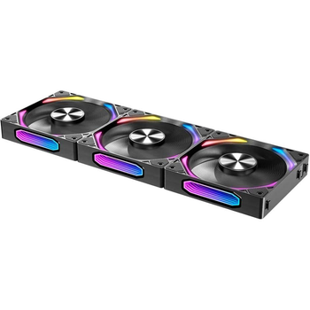 Вентилятор AZZA 120мм ARGB Galaxy Black 3-Pack (LFO-4912DB3)