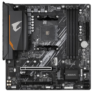 Материнська плата Gigabyte B550M Aorus Elite (B550M AORUS ELITE) (Socket AM4, AMD B550, Micro-ATX)