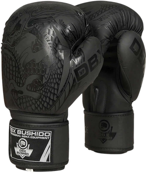 Боксерські рукавички Bushido Black Dragon B-2v18 розмір 8 oz Black (5904639190321)