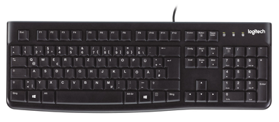 Клавіатура Logitech K120 UKR OEM USB Black (920-002643)