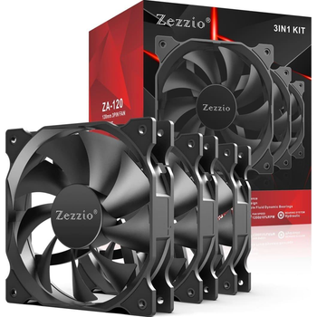 Вентилятор Zezzio ZA-120 3 in 1 Kit ZA-120 3 in 1 Kit)