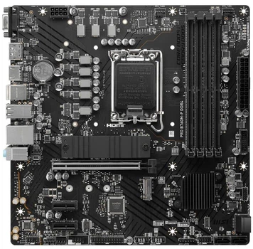 Материнская плата MSI PRO B760M-P DDR4 (PRO B760M-P DDR4) (Socket 1700, Intel B760, Micro-ATX)