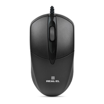 Миша Real-EL RM-211, USB, black (RM-211, USB, black)