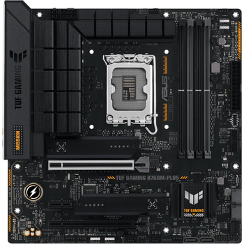 Материнська плата ASUS TUF GAMING B760M-PLUS (TUF GAMING B760M-PLUS) (Socket 1700, Intel B760, Micro-ATX)