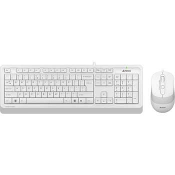 Комплект (Клавиатура и мышь) A4Tech F1010 Fstyler USB White (F1010 (White))