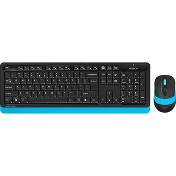 Беспроводной комплект (клавиатура + мышь) A4Tech F1110 Fstyler Wireless Black-Blue (FG1010 (Blue))