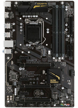 Материнська плата Gigabyte GA-Z270P-D3 (GA-Z270P-D3) (Socket 1151, Intel Z270, ATX) Б/в,U1