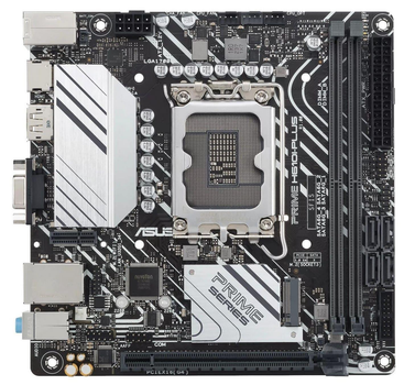 Материнська плата ASUS PRIME H610I-PLUS-CSM (PRIME H610I-PLUS-CSM) (Socket 1700, Intel H610, Mini-ITX)
