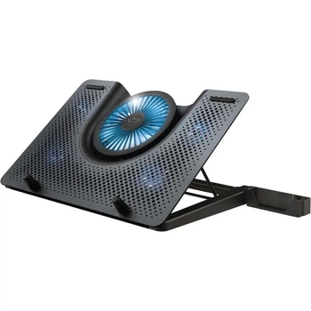 Подставка для ноутбука Trust 17.3" GXT 1125 Quno BLUE LED Black (23581_TRUST)