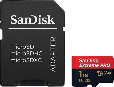 rock san専用 Карта памяти SANDISK Extreme Pro microSDXC 1TB UHS-I U3 V30 + SD