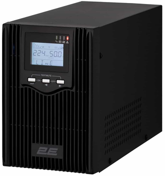 Джерело безперебійного живлення 2E PS2000L, 2000VA/1600W, на зовнішні АКБ 4*12В, 2xSchuko+1xC13 (2E-PS2000L)