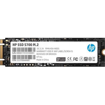 Накопичувач SSD HP SSD 250Gb S700 M.2 2280 SATA III 3D NAND, Retail (2LU79AA#)