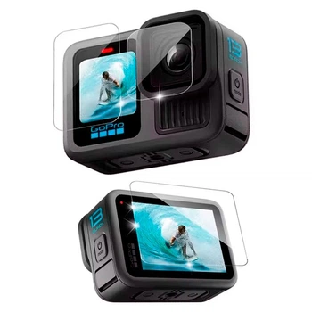 Захисне скло комплект для GoPro Hero 13 Black захист екрана та об'єктива (19807)