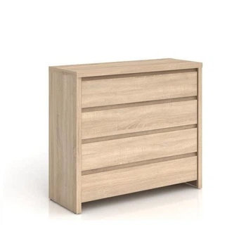 Комод Каспиан BRW (Black Red White) KOM4S Дуб сонома 105х41х92 см
