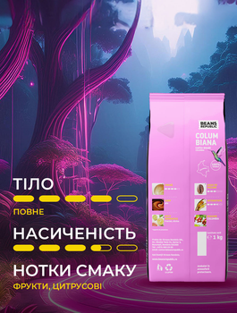Кава в зернах Beans Republic Columbiana 1 кг (5941623011231)