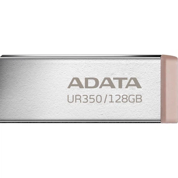 Флеш-накопитель Adata Flash 128Gb USB 3.2 UR 350 Silver/Beige (UR350-128G-RSR/BG)