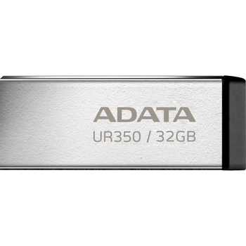 Флеш-накопитель Adata Flash 32Gb USB 3.2 UR 350 Silver/Black (UR350-32G-RSR/BK)