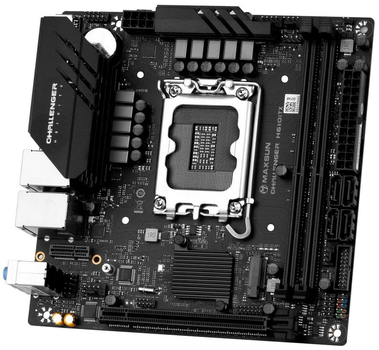 Материнська плата Maxsun Challenger H610MITX 2LAN V3 (MS-CHALLENGER H610ITX 2LAN V3) (Socket 1700, Intel H610, Mini-ITX)