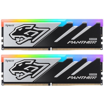 Модуль пам'яті Apacer DDR5 32Gb (2x16) Panther 6400Mhz RGB (AH5U32G64C5529BAA-2)