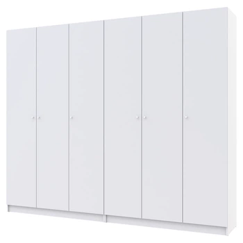 Комплект шкафов для одежды Doros Промо (2 шт.) 270х48х204 см Белый (DRS-011215)