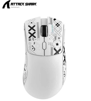 Ігрова миша ATTACK SHARK R1 PAW3311 білий