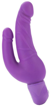 Вібратор подвійного проникнення California Exotic Novelties Power Stud Vibe - Over & Under колір фіолетовий (11654017000000000)
