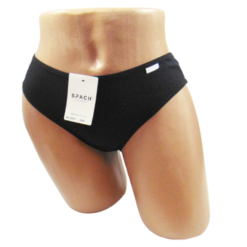 Трусы хлопок рубчик Hana 57247 S-M черные – Брендовая одежда