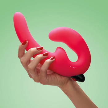 Безремневой страпон з вібрацією Fun Factory Sharevibe колір рожевий (15855016000000000)