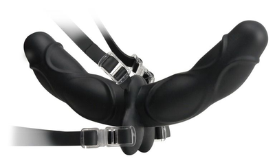 Двосторонній страпон Elite Double Delight Strap-On (11801000000000000)
