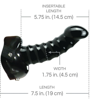 Порожній страпон Cumfy Hollow Strap-On №3 (13317 трлн)