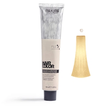 Toner - фарба для волосся з кератином та керамідами Maxima Professional HAIR COLOR PLEX 10 9 - медовий 100 мл