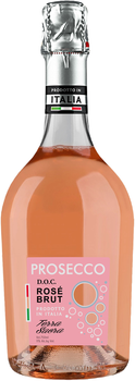 Вино ігристе Terra Sacra Prosecco Rose Brut DOC Serena рожеве сухе 0.75 л 11% (8053782390243)