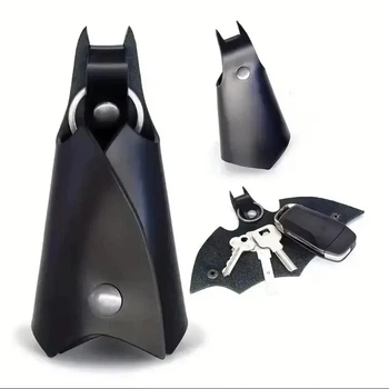 Защитный чехол - брелок для ключей в виде Бэтмена Batman ключница - подвеска для ключей от машины / дома, 18х12 см, черный (100869930)